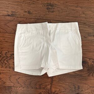 J. Crew Women's Classic White 5” Bermudas